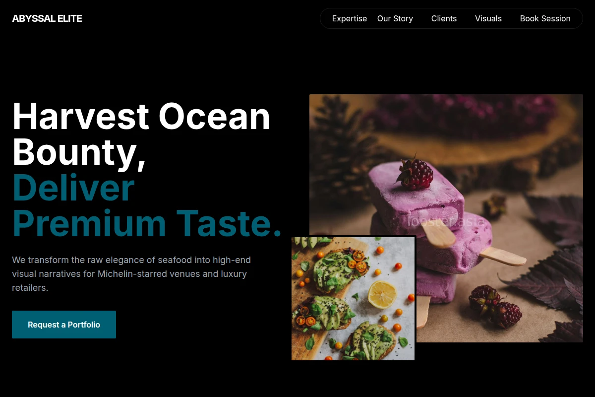 Aquatic Food Photography